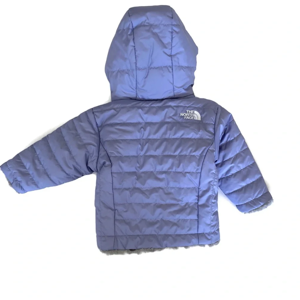 Infant North Face Reversible Mossbud Swirl Jacket - Picture 4 of 8